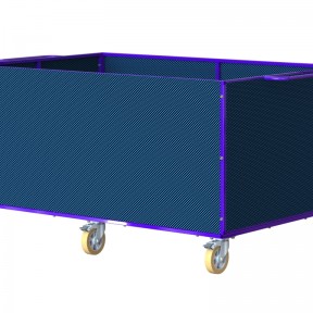 Контейнеры для склада и производства — YA67 Тележка дропофф — фото