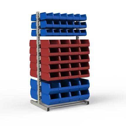 Стеллаж 2-х сторонний Комплектация №162 (1835 х 950 х 760) мм — фото-554_1